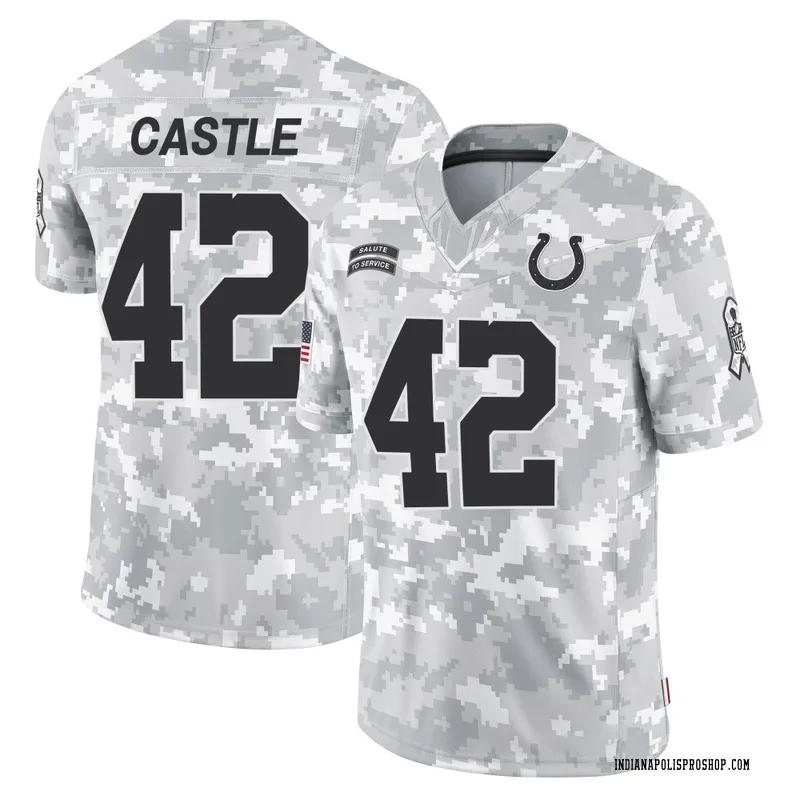 Arctic Camo Men's Anderson Castle Indianapolis Colts Limited 2024 Salute to Service Jersey