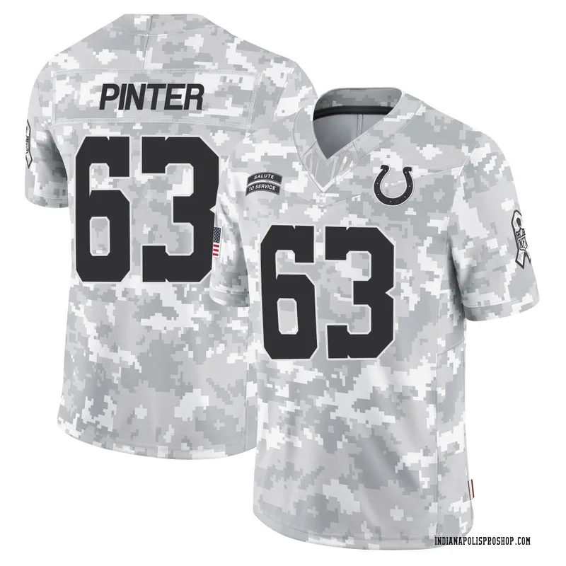 Arctic Camo Men's Danny Pinter Indianapolis Colts Limited 2024 Salute to Service Jersey