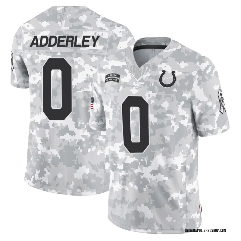 Arctic Camo Men's Nasir Adderley Indianapolis Colts Limited 2024 Salute to Service Jersey