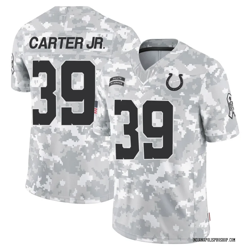 Arctic Camo Men's Rob Carter Jr. Indianapolis Colts Limited 2024 Salute to Service Jersey