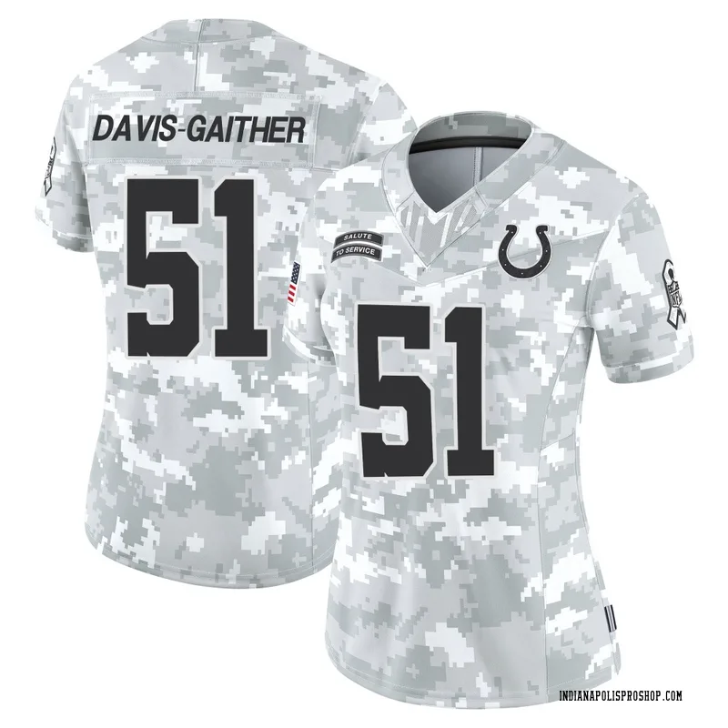 Arctic Camo Women's Akeem Davis-Gaither Indianapolis Colts Limited 2024 Salute to Service Jersey