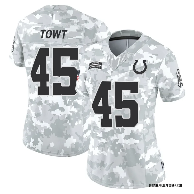 Arctic Camo Women's Carson Towt Indianapolis Colts Limited 2024 Salute to Service Jersey