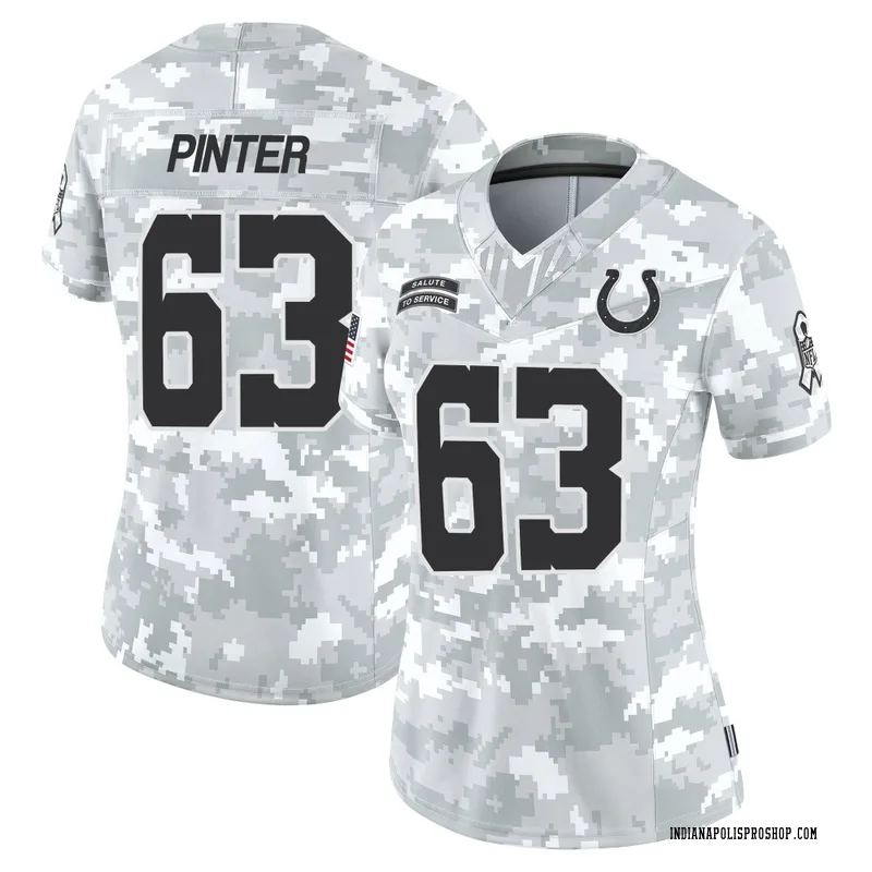 Arctic Camo Women's Danny Pinter Indianapolis Colts Limited 2024 Salute to Service Jersey
