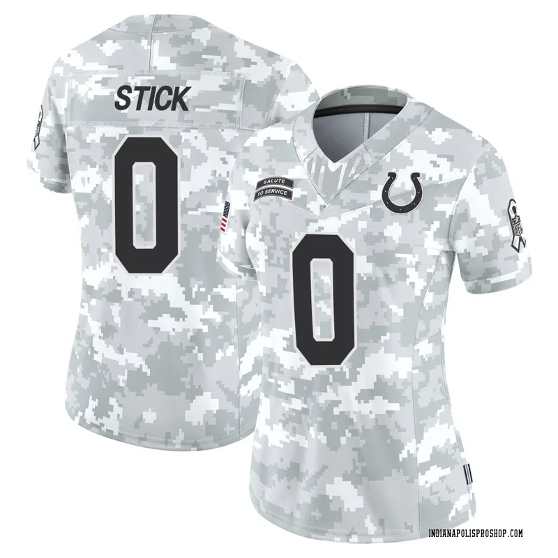 Arctic Camo Women's Easton Stick Indianapolis Colts Limited 2024 Salute to Service Jersey