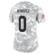 Arctic Camo Women's Josh Kreutz Indianapolis Colts Limited 2024 Salute to Service Jersey