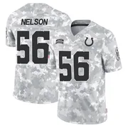 Arctic Camo Youth Quenton Nelson Indianapolis Colts Limited 2024 Salute to Service Jersey
