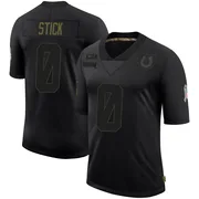 Black Men's Easton Stick Indianapolis Colts Limited 2020 Salute To Service Jersey