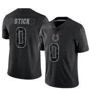 Black Men's Easton Stick Indianapolis Colts Limited Reflective Jersey