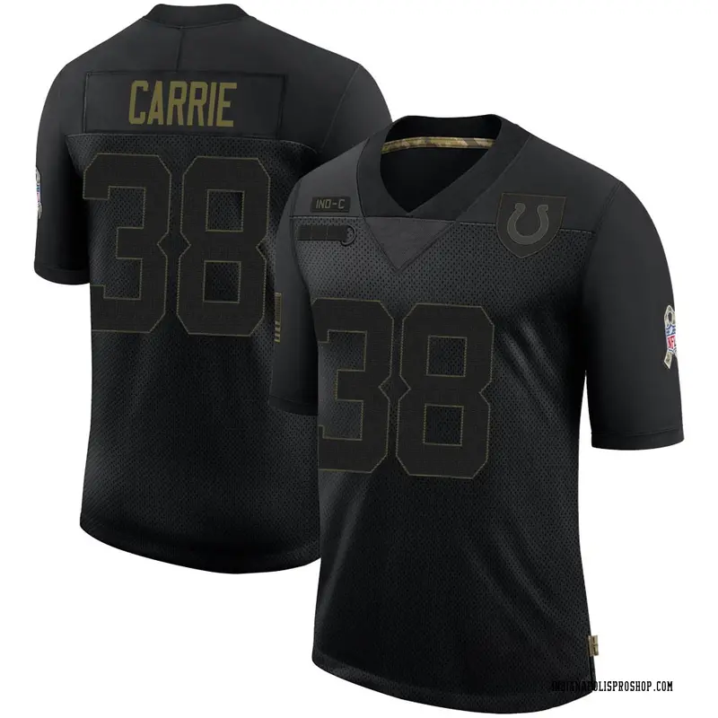 Black Men's T.J. Carrie Indianapolis Colts Limited 2020...