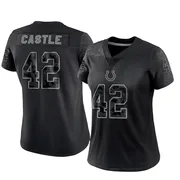 Black Women's Anderson Castle Indianapolis Colts Limited Reflective Jersey
