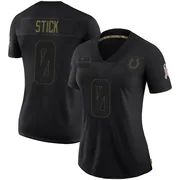 Black Women's Easton Stick Indianapolis Colts Limited 2020 Salute To Service Jersey