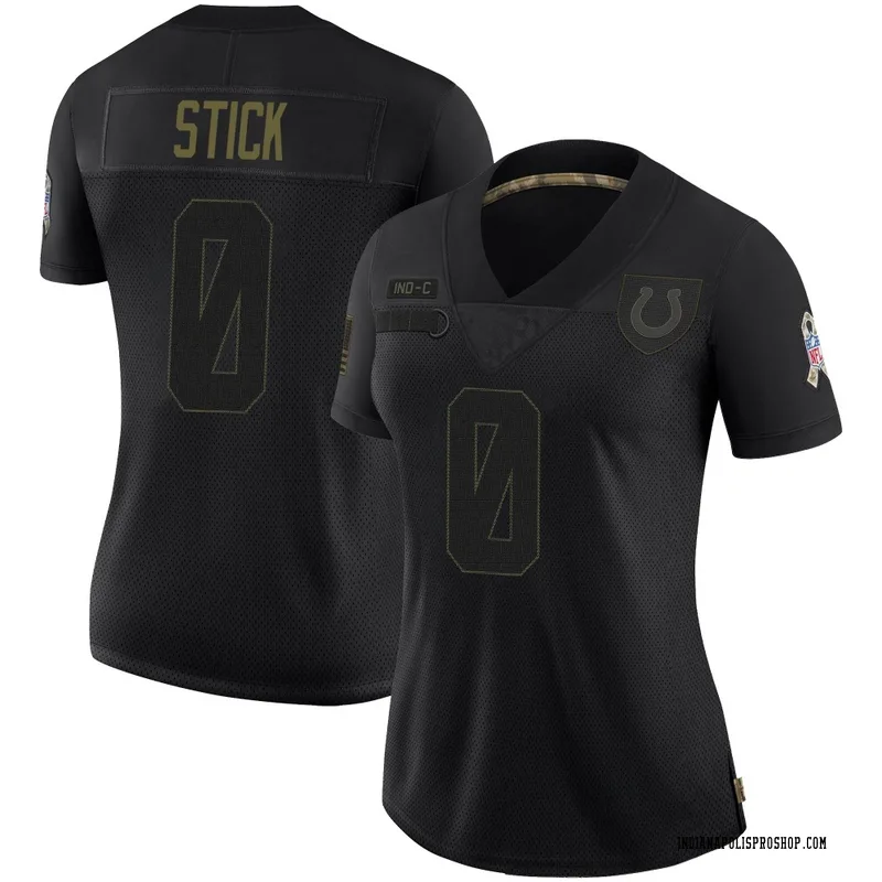 Black Women's Easton Stick Indianapolis Colts Limited 2020 Salute To Service Jersey