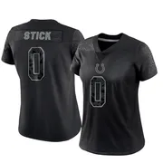 Black Women's Easton Stick Indianapolis Colts Limited Reflective Jersey