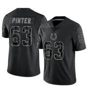 Black Youth Danny Pinter Indianapolis Colts Limited Reflective Jersey