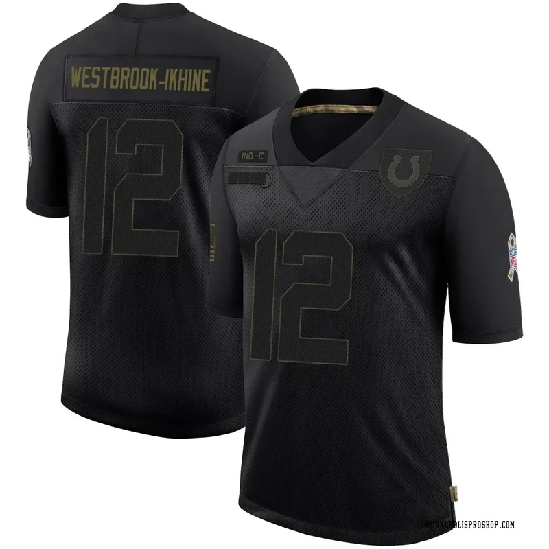 Black Youth Nick Westbrook-Ikhine Indianapolis Colts Limited 2020 Salute To Service Jersey