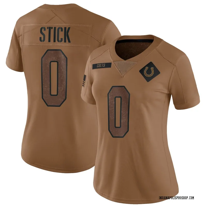 Brown Women's Easton Stick Indianapolis Colts Limited 2023 Salute To Service Jersey