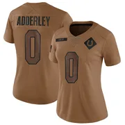 Brown Women's Nasir Adderley Indianapolis Colts Limited 2023 Salute To Service Jersey