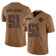 Brown Youth Akeem Davis-Gaither Indianapolis Colts Limited 2023 Salute To Service Jersey