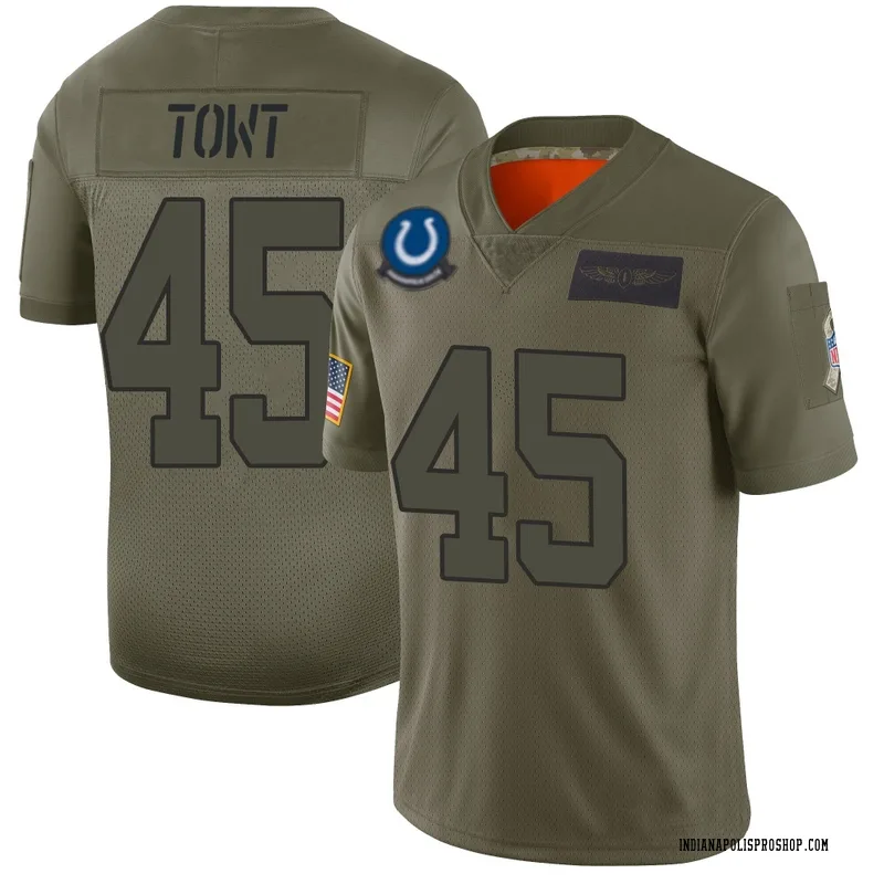 Camo Men's Carson Towt Indianapolis Colts Limited 2019 Salute to Service Jersey