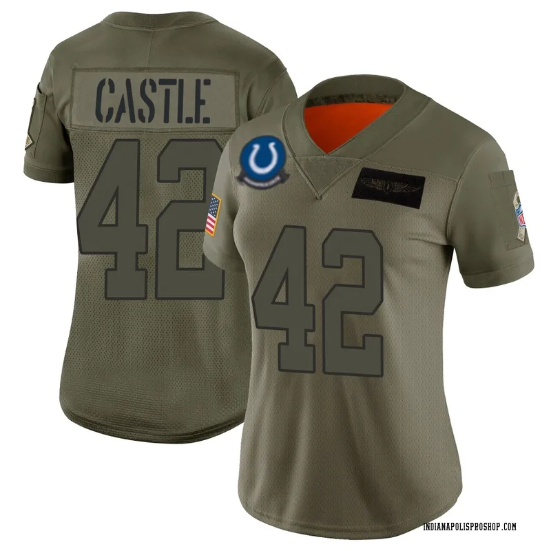 Camo Women's Anderson Castle Indianapolis Colts Limited 2019 Salute to Service Jersey