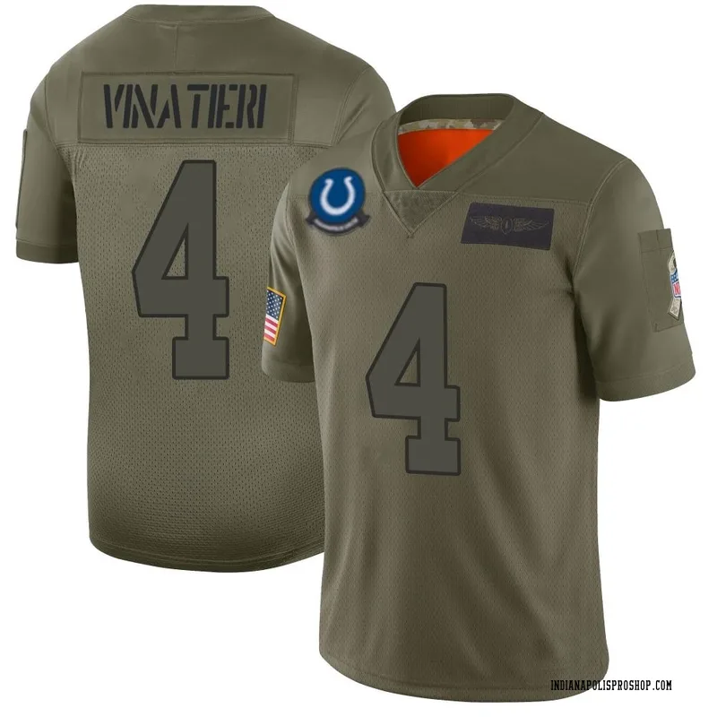 Camo Youth Adam Vinatieri Indianapolis Colts Limited 2019 Salute to Service Jersey