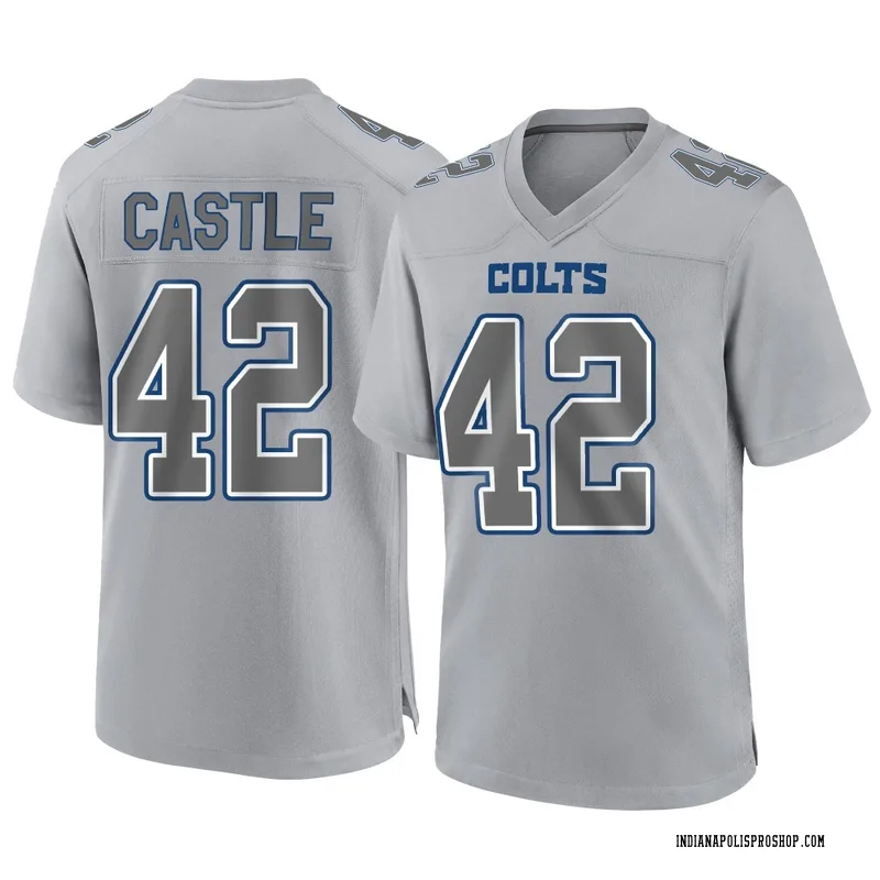 Gray Men's Anderson Castle Indianapolis Colts Game Atmosphere Fashion Jersey