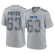 Gray Men's Danny Pinter Indianapolis Colts Game Atmosphere Fashion Jersey