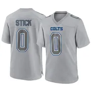 Gray Men's Easton Stick Indianapolis Colts Game Atmosphere Fashion Jersey