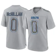 Gray Men's Jai'Onte' McMillan Indianapolis Colts Game Atmosphere Fashion Jersey