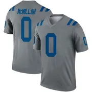 Gray Men's Jai'Onte' McMillan Indianapolis Colts Legend Inverted Jersey