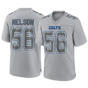 Gray Men's Quenton Nelson Indianapolis Colts Game Atmosphere Fashion Jersey