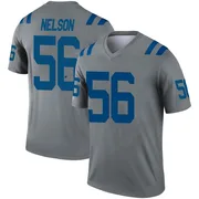 Gray Men's Quenton Nelson Indianapolis Colts Legend Inverted Jersey