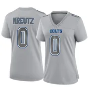 Gray Women's Josh Kreutz Indianapolis Colts Game Atmosphere Fashion Jersey