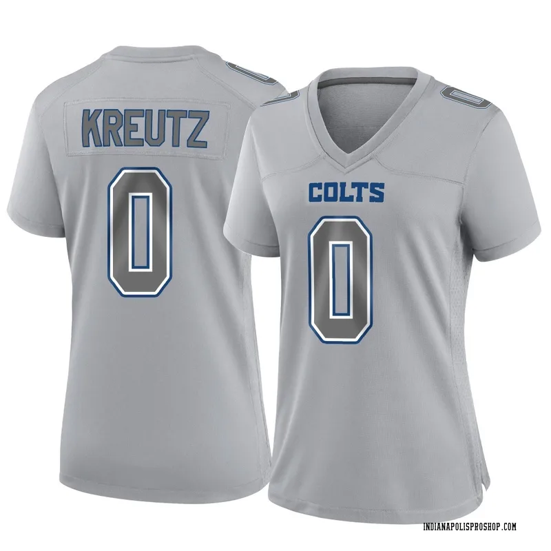 Gray Women's Josh Kreutz Indianapolis Colts Game Atmosphere Fashion Jersey