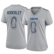 Gray Women's Nasir Adderley Indianapolis Colts Game Atmosphere Fashion Jersey