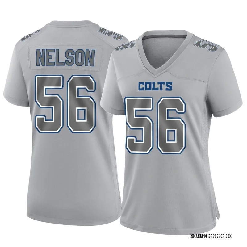 Gray Women's Quenton Nelson Indianapolis Colts Game Atmosphere Fashion Jersey