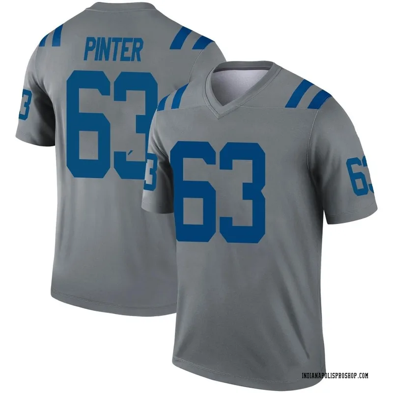 Gray Youth Danny Pinter Indianapolis Colts Legend Inverted Jersey