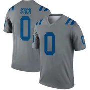 Gray Youth Easton Stick Indianapolis Colts Legend Inverted Jersey