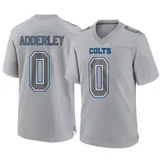 Gray Youth Nasir Adderley Indianapolis Colts Game Atmosphere Fashion Jersey