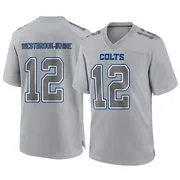 Gray Youth Nick Westbrook-Ikhine Indianapolis Colts Game Atmosphere Fashion Jersey