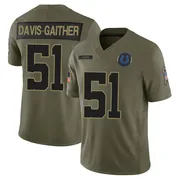 Olive Men's Akeem Davis-Gaither Indianapolis Colts Limited Sr. 2025 Salute to Service Jersey