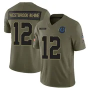 Olive Men's Nick Westbrook-Ikhine Indianapolis Colts Limited Sr. 2025 Salute to Service Jersey
