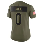 Olive Women's Easton Stick Indianapolis Colts Limited Sr. 2025 Salute to Service Jersey