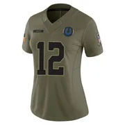 Olive Women's Nick Westbrook-Ikhine Indianapolis Colts Limited Sr. 2025 Salute to Service Jersey