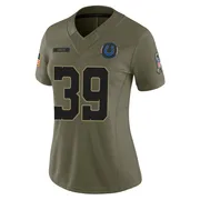 Olive Women's Rob Carter Jr. Indianapolis Colts Limited Sr. 2025 Salute to Service Jersey