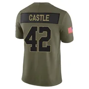 Olive Youth Anderson Castle Indianapolis Colts Limited Sr. 2025 Salute to Service Jersey