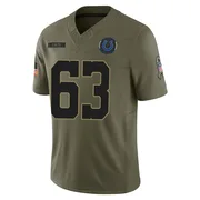 Olive Youth Danny Pinter Indianapolis Colts Limited Sr. 2025 Salute to Service Jersey