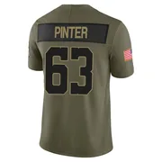 Olive Youth Danny Pinter Indianapolis Colts Limited Sr. 2025 Salute to Service Jersey