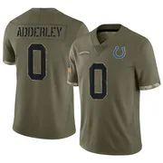 Olive Youth Nasir Adderley Indianapolis Colts Limited 2022 Salute To Service Jersey