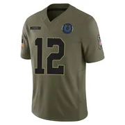 Olive Youth Nick Westbrook-Ikhine Indianapolis Colts Limited Sr. 2025 Salute to Service Jersey